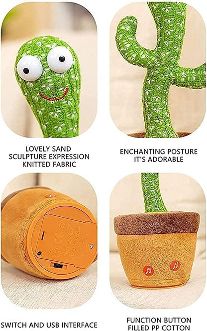 DANCING CACTUS | LED Musical Dancing & Mimicry Toy |